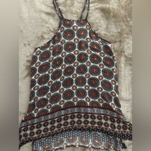 PacSun Multicolor Patterned Tank Top